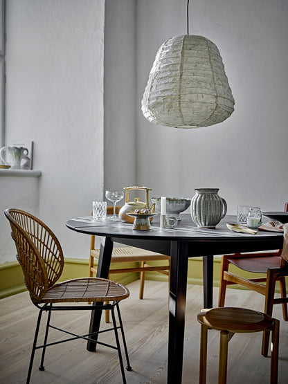 Bloomingville Peron Dining Table, Black, FSC® 100%, oak