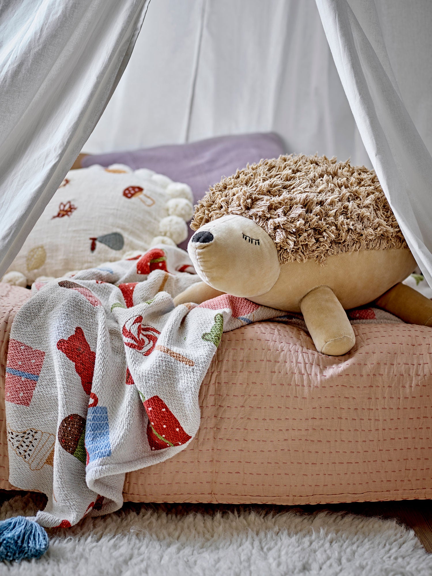Bloomingville mini henny teddy bear, brown, cotton