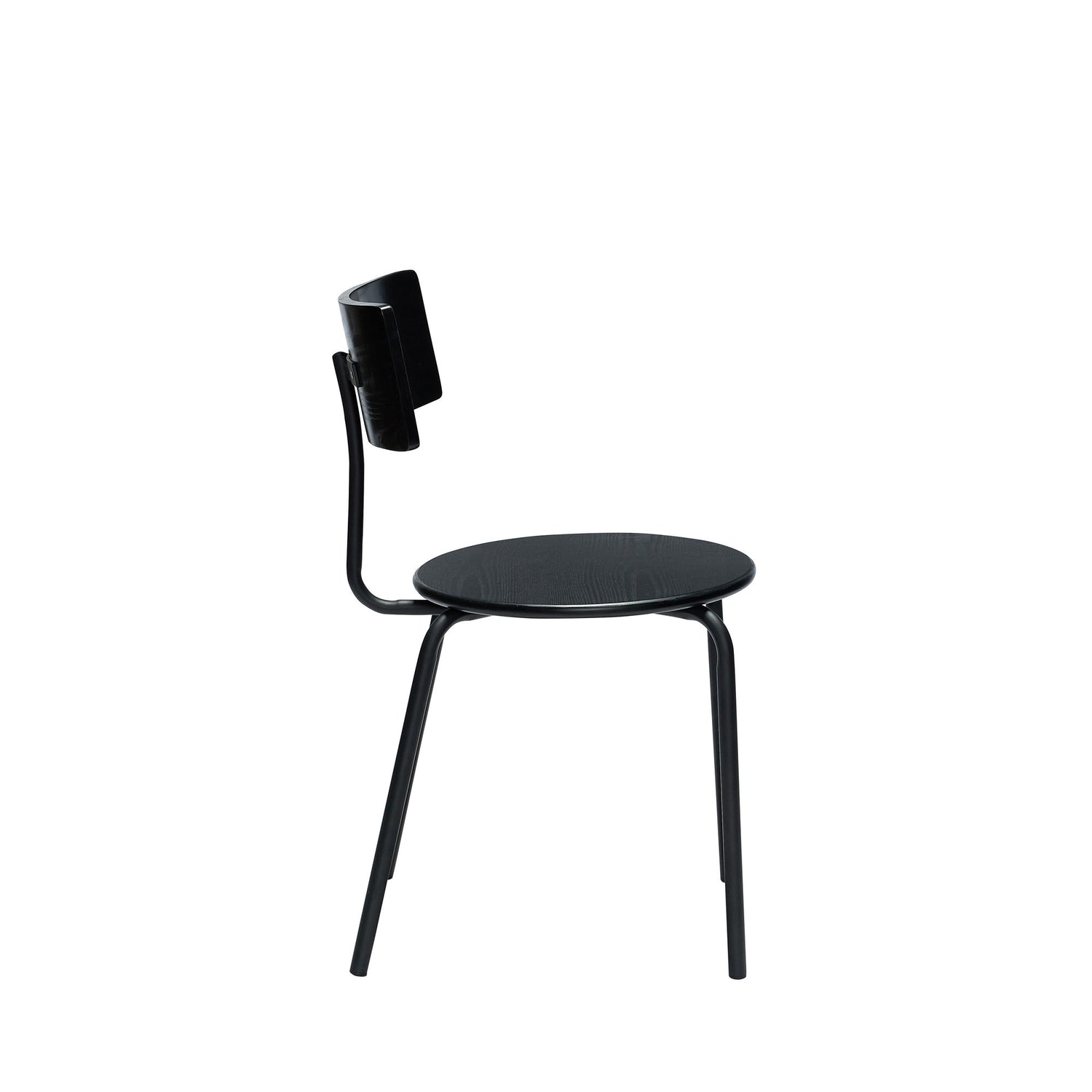 Hübsch koi dining chair black