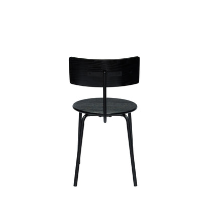 Hübsch koi dining chair black