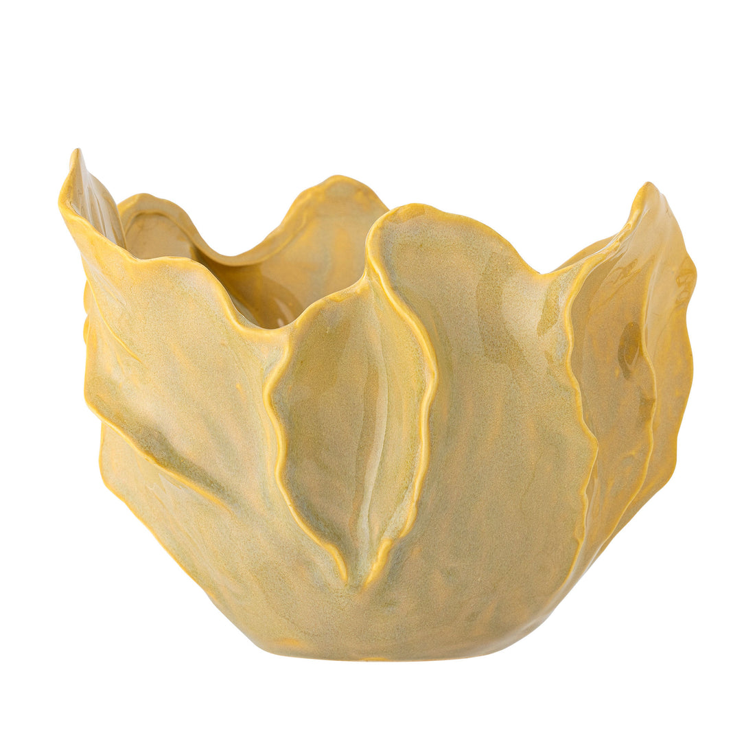 Bloomingville Bastien bowl, yellow, stoneware