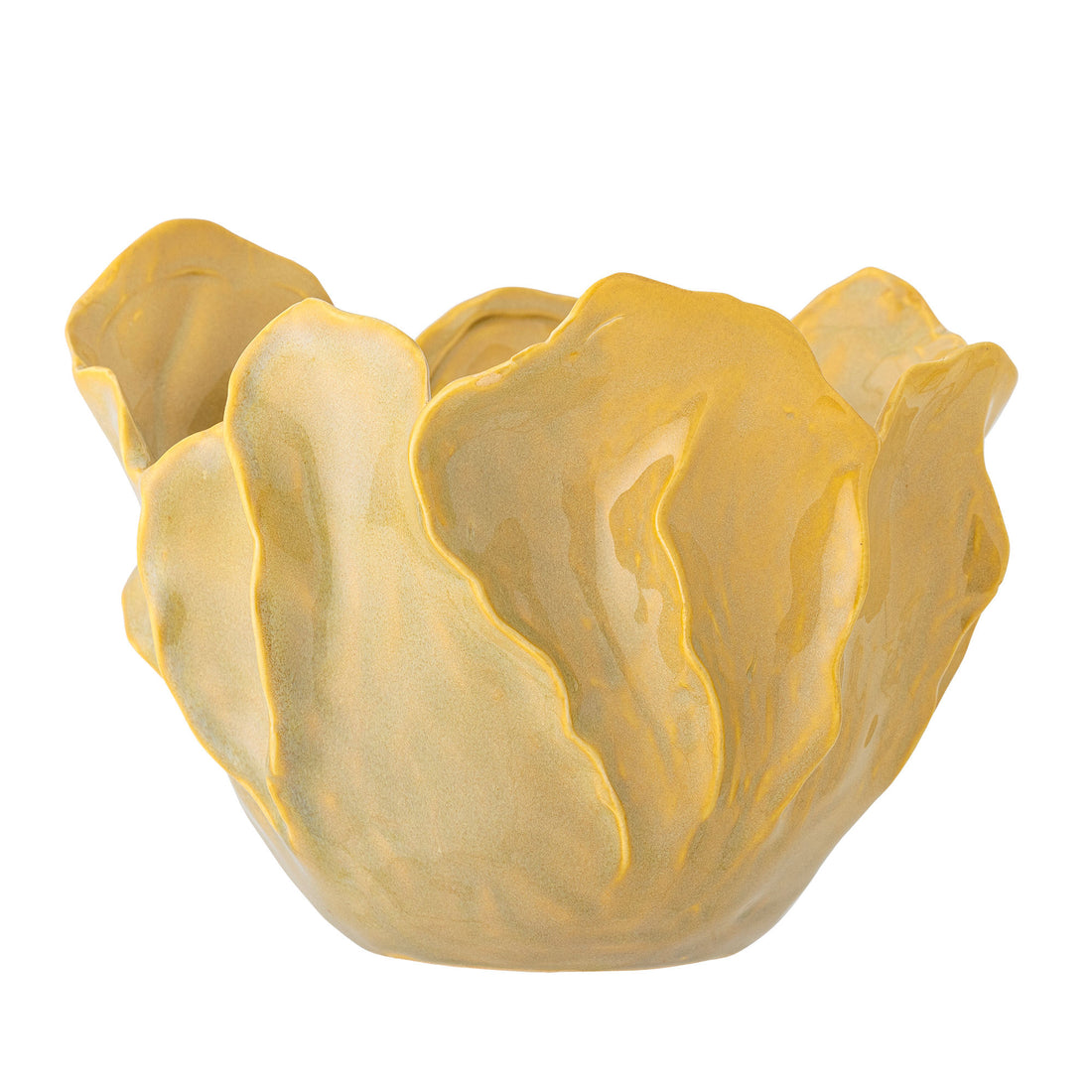 Bloomingville Bastien bowl, yellow, stoneware