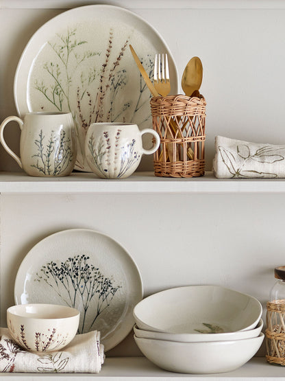 Bloomingville Bea breakfast set, nature, stoneware