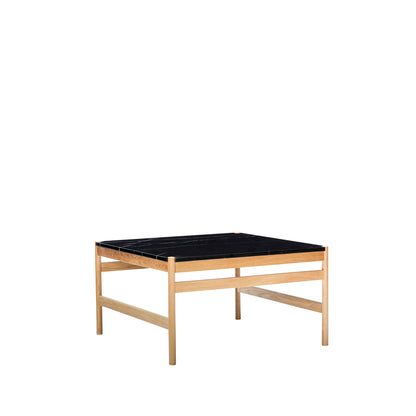 Raw Coffee Table Black/Natural - 80x80xh45cm
