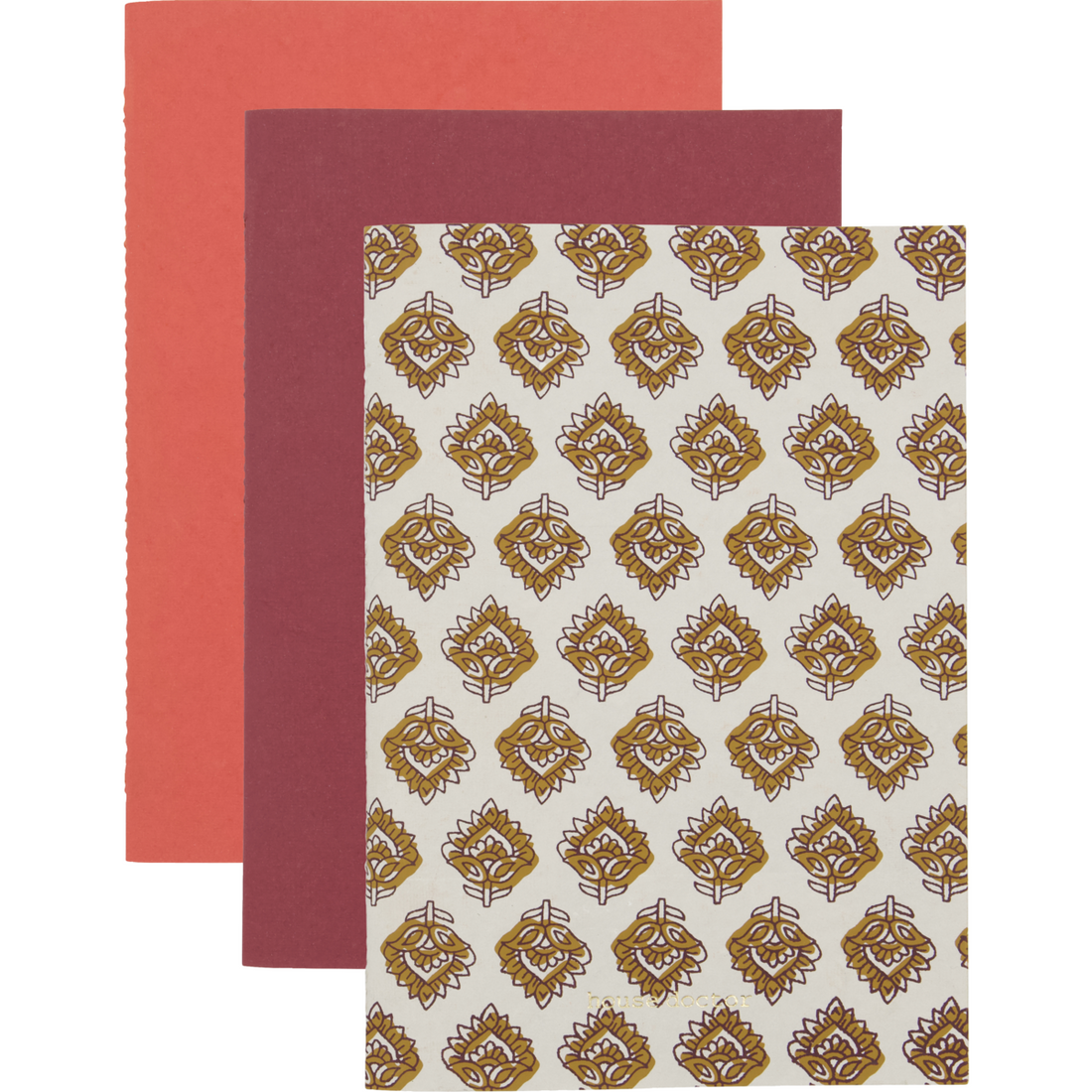 Notebook, hdwrite, beige; burgundy; orange