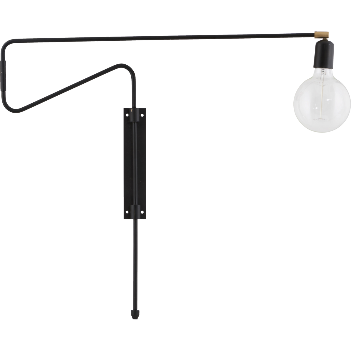 Wall lamp, HDSWing, black