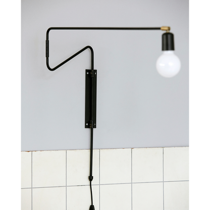 Wall lamp, HDSWing, black