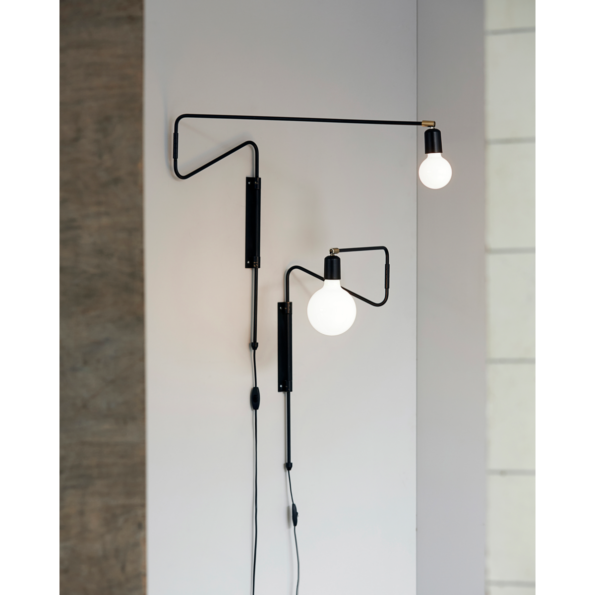 Wall lamp, HDSWing, black