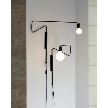 Wall lamp, HDSWing, black