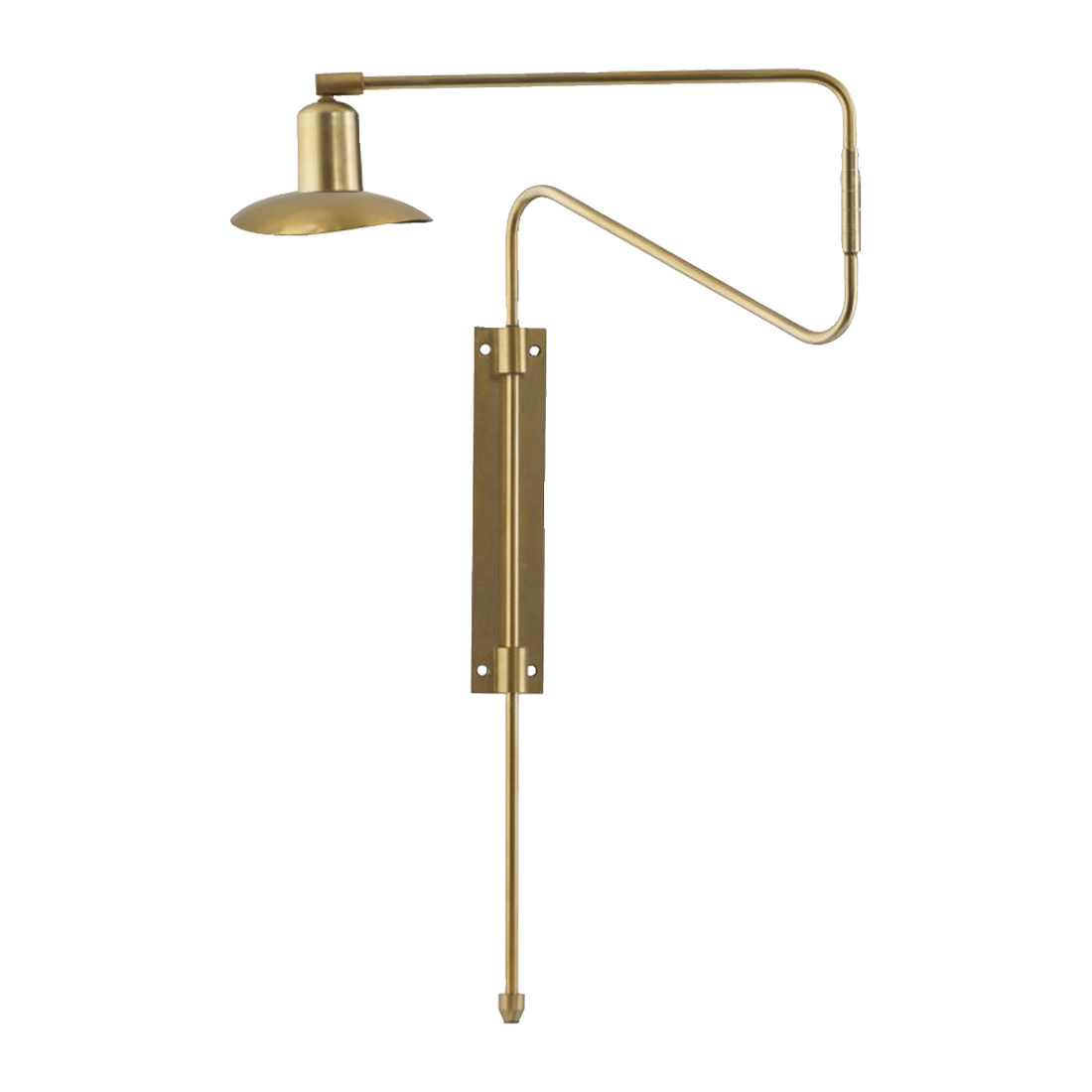 Wall lamp, HDSWing, brass