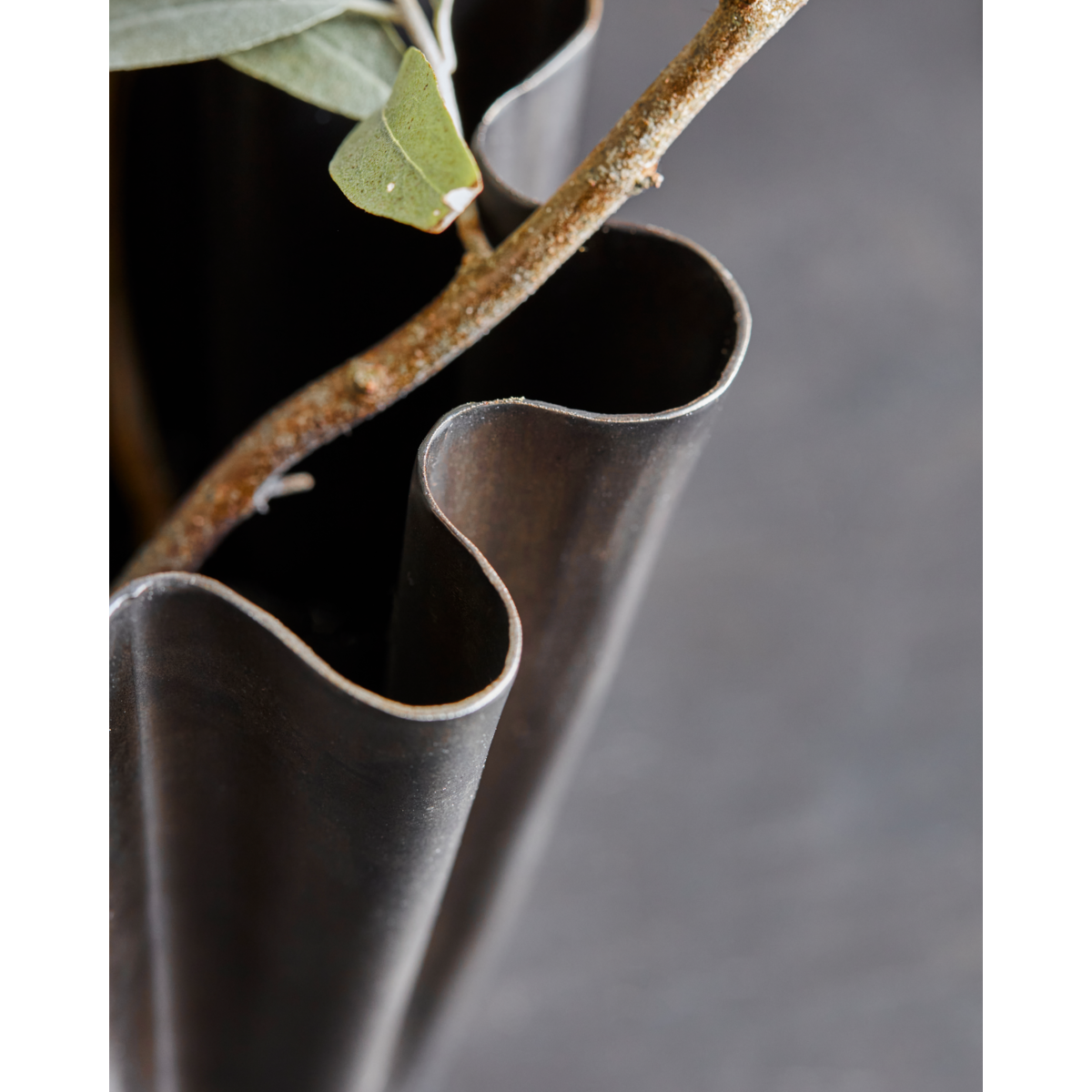 Vase, HDFlood, Antique brown