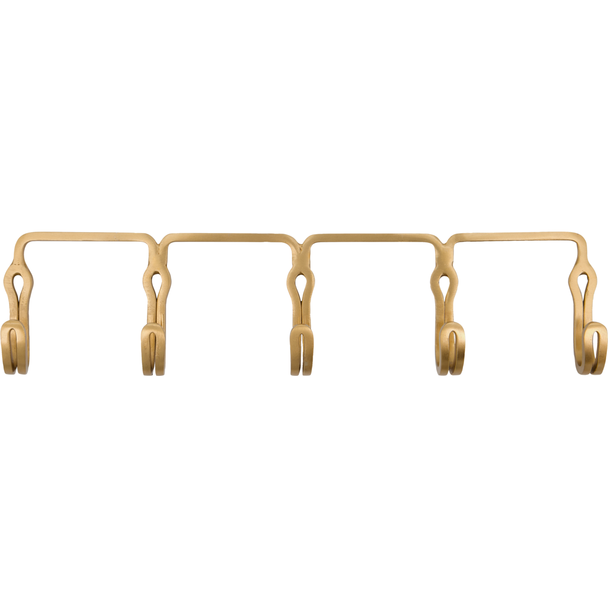 Hooks, Hyrea, Brass Finish