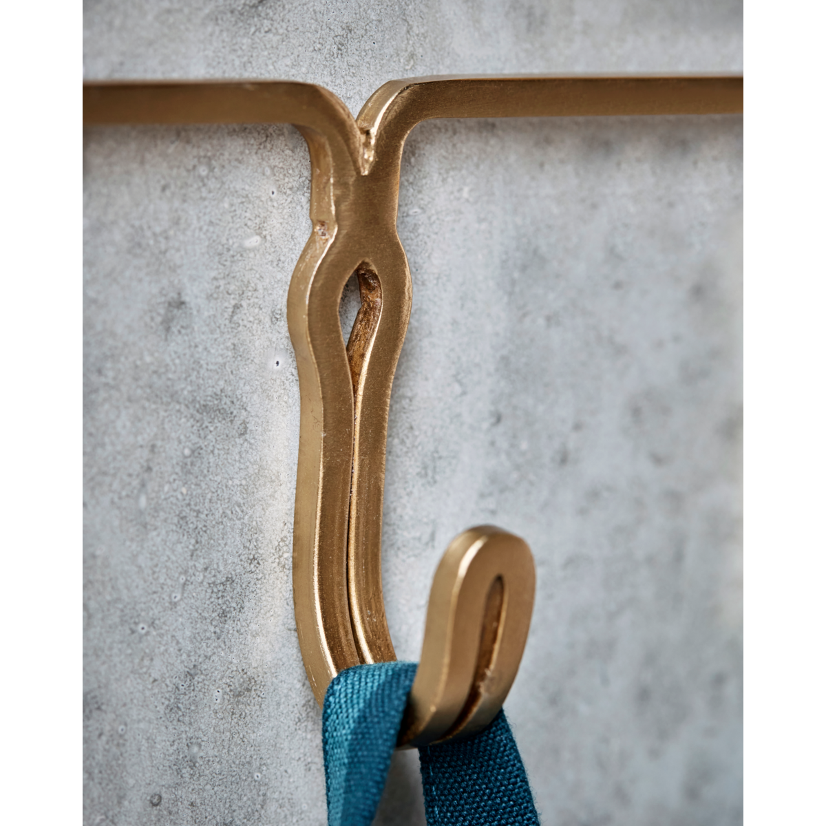 Hooks, Hyrea, Brass Finish