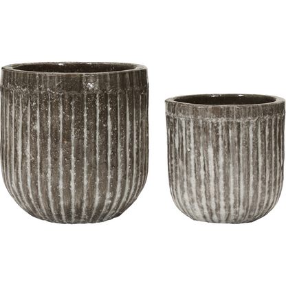 Herbal pot, hdpharao, gray; brown