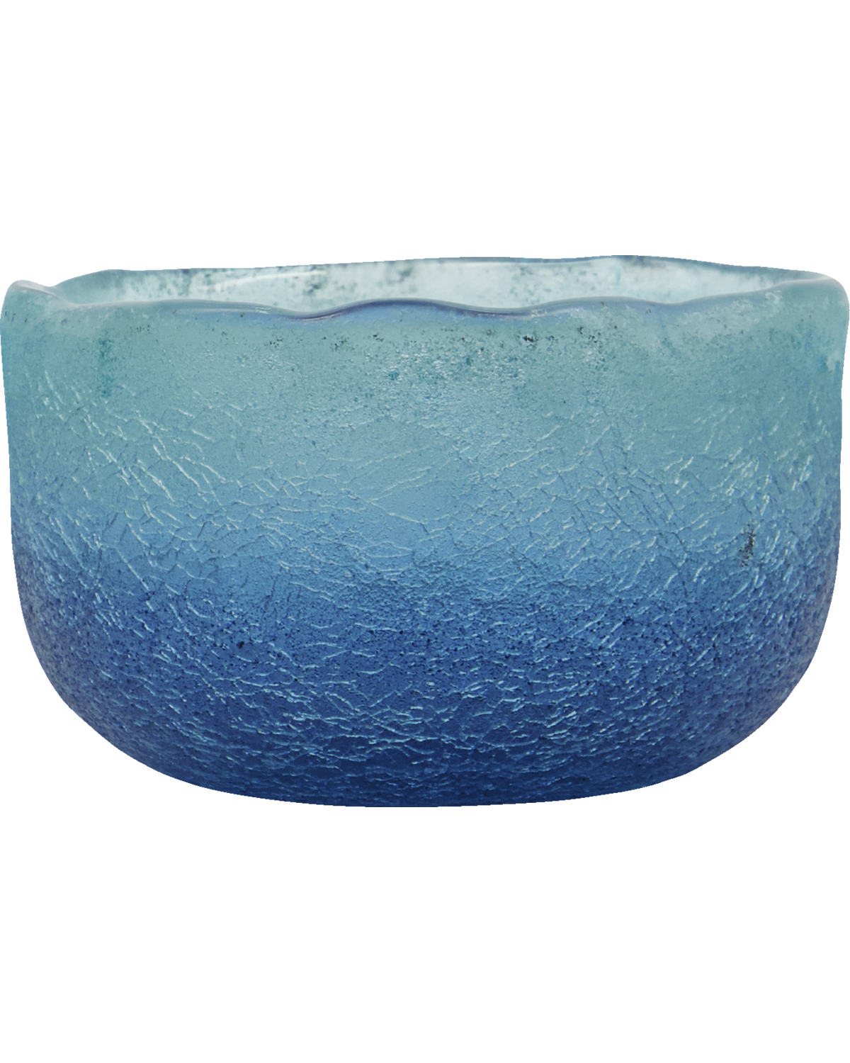 Tealight holder, HDCrackle, Blue