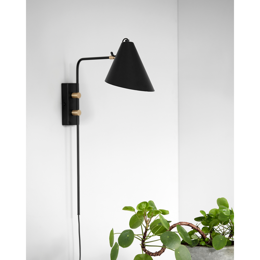 Wall lamp, HDClub, black