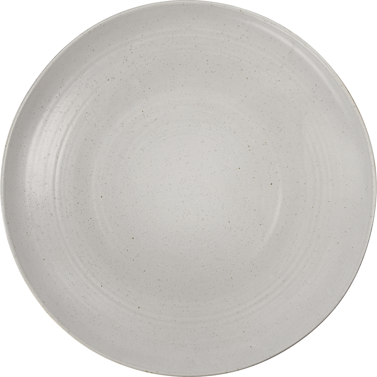 Dish, hdpion, gray; white
