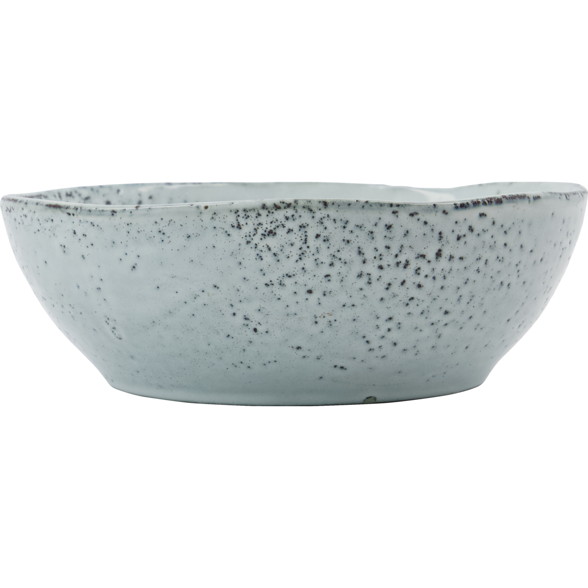 Bowl, hdrustic, gray; blue