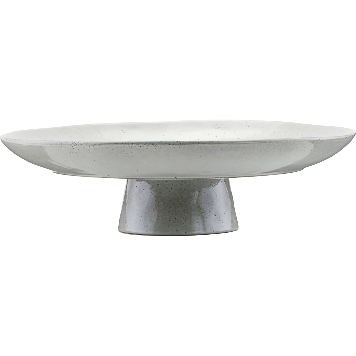 Cake dish, hdrustic, gray; blue
