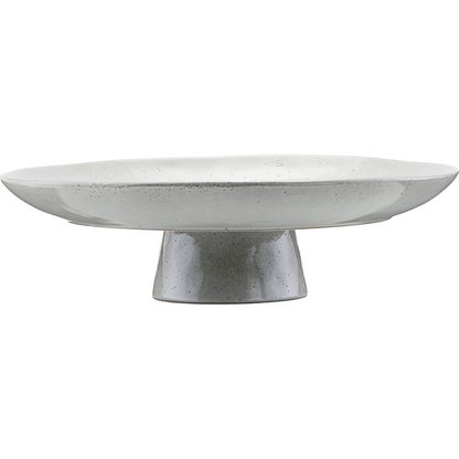 Cake dish, hdrustic, gray; blue