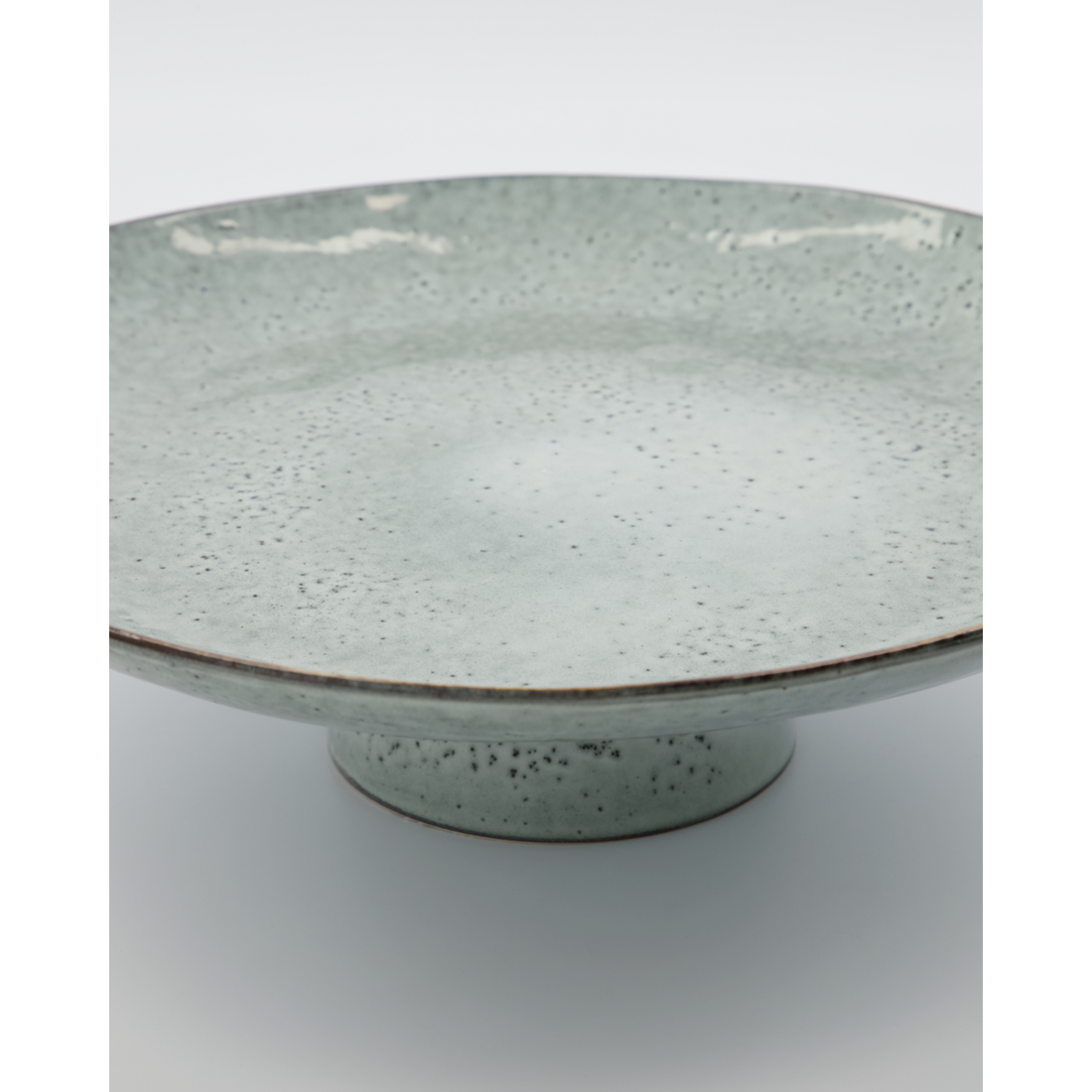 Cake dish, hdrustic, gray; blue