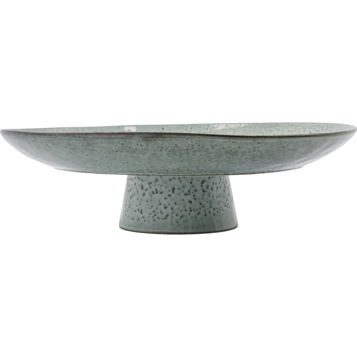 Cake dish, hdrustic, gray; blue
