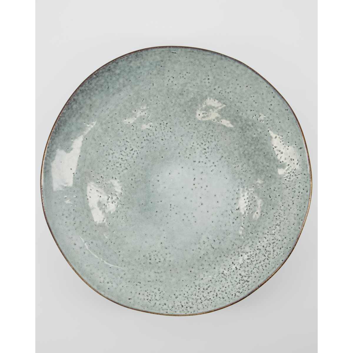 Cake dish, hdrustic, gray; blue