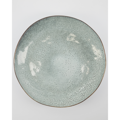 Cake dish, hdrustic, gray; blue