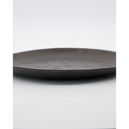 Dinner plate, Hdrustic, dark gray