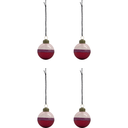 Christmas decorations, hdstrip, pink; red