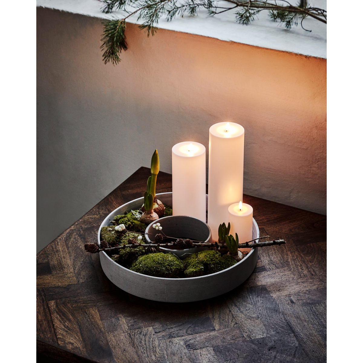 Candlestick, HDTHE Ring, Gray