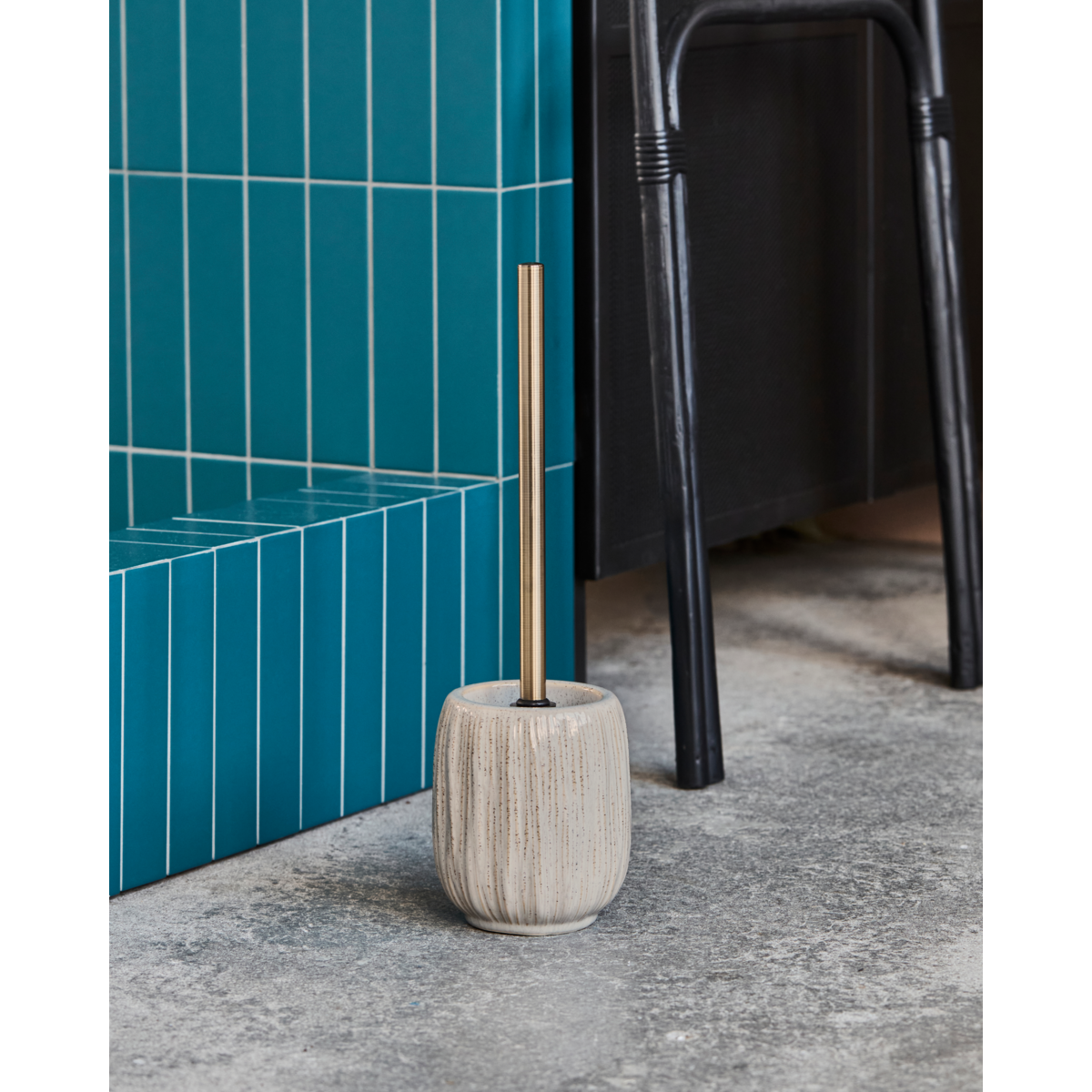 Toilet brush, hddeco, raw white