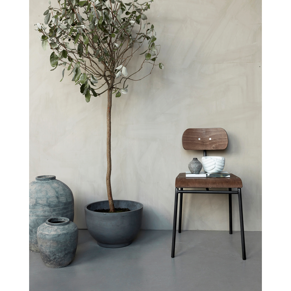 Herbal pot, Hdgard, gray