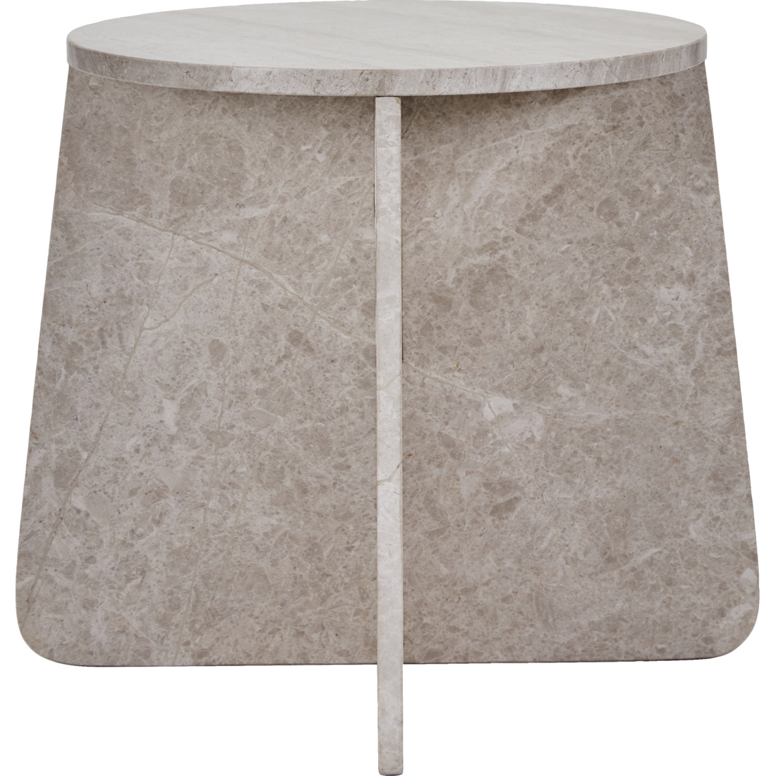 Side table, HDMARB, beige