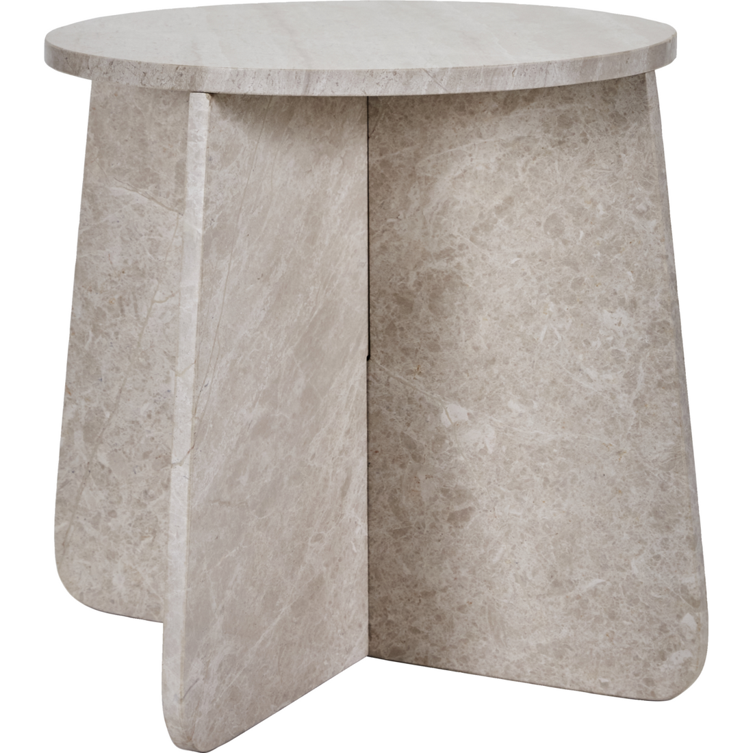 Side table, HDMARB, beige