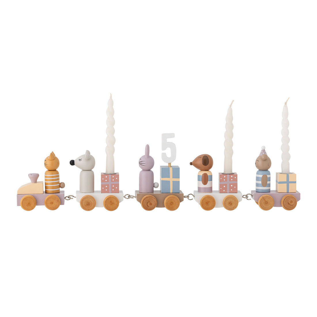 Bloomingville Mini Junaid Birthday Decoration, Rosa, FSC®100%, MDF