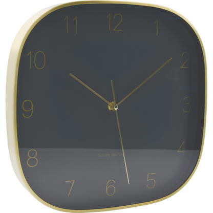 Wall clock, hdshape, dark gray