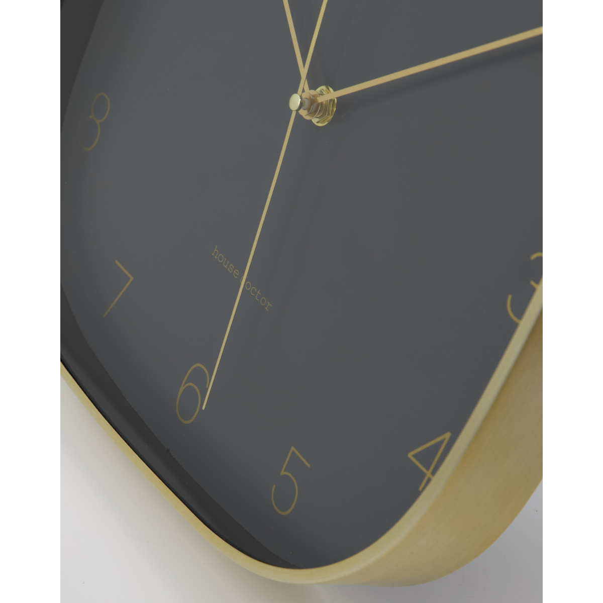 Wall clock, hdshape, dark gray