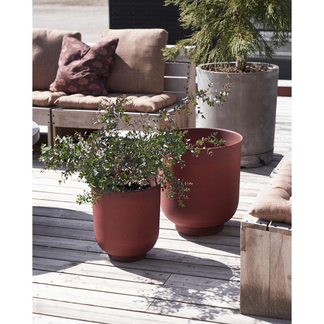 Herbal pot, hdvig, burnt henna