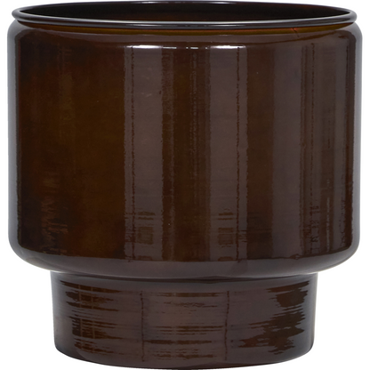 Herbal pot, hdpile, brown