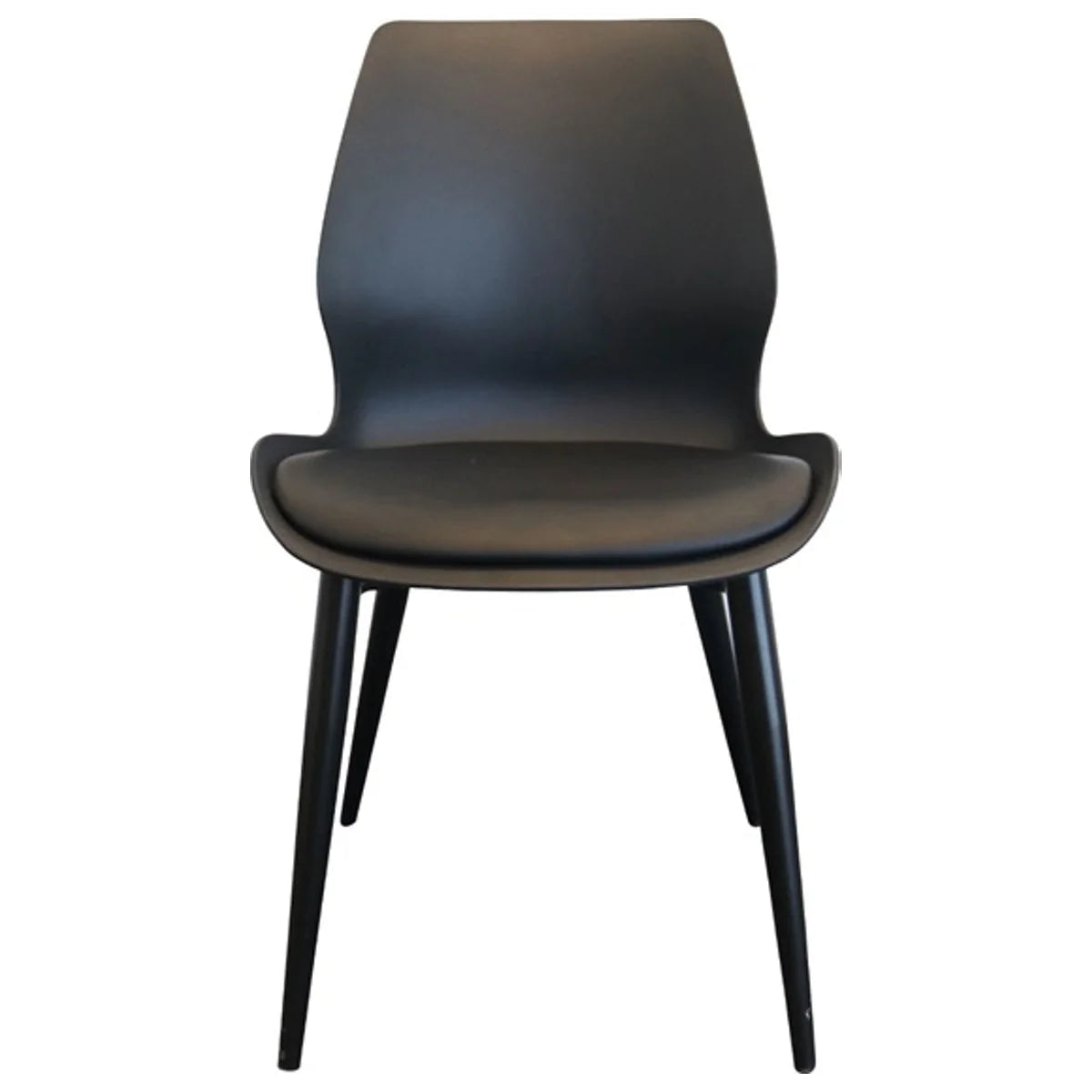 House of Sander Nemo, dining table chair set of 6 pieces. in black