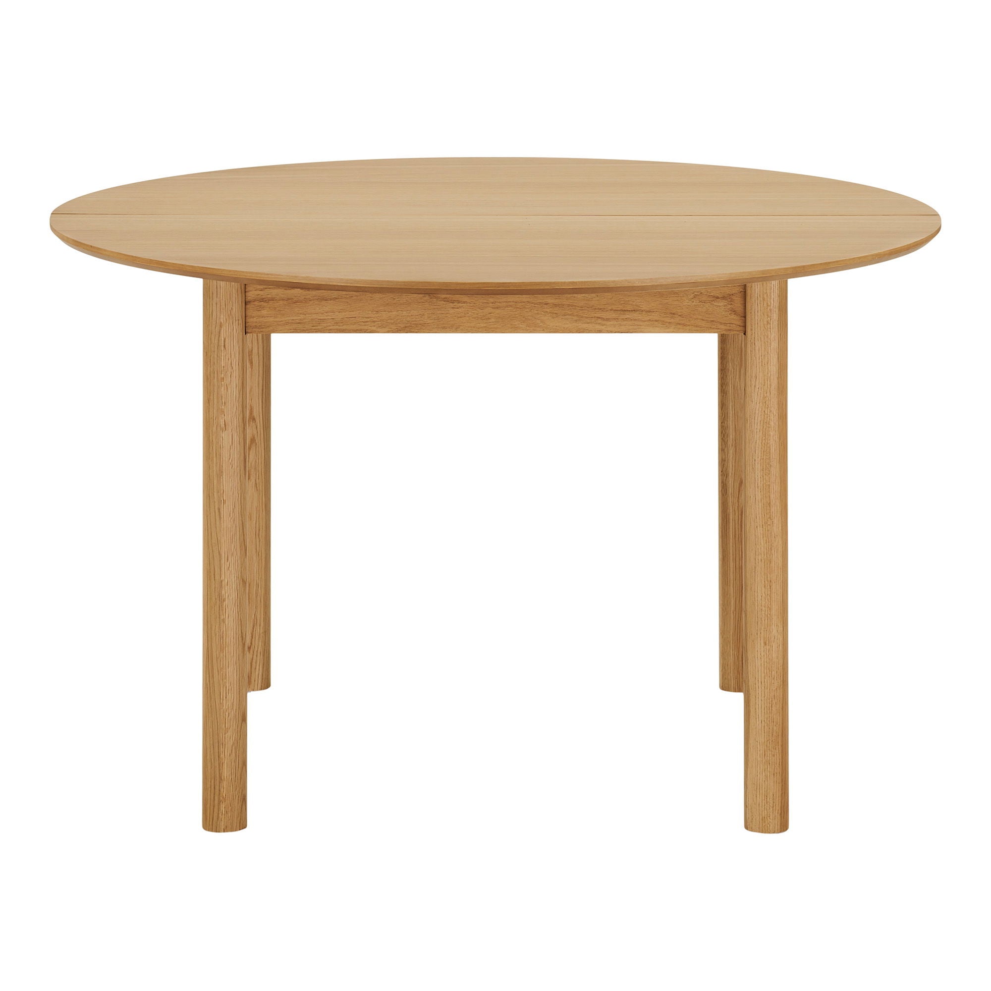 Bundaberg Dining Table - Dining Table, Oak Fines, incl. Additional plates Ø120x120-170-220x75 cm