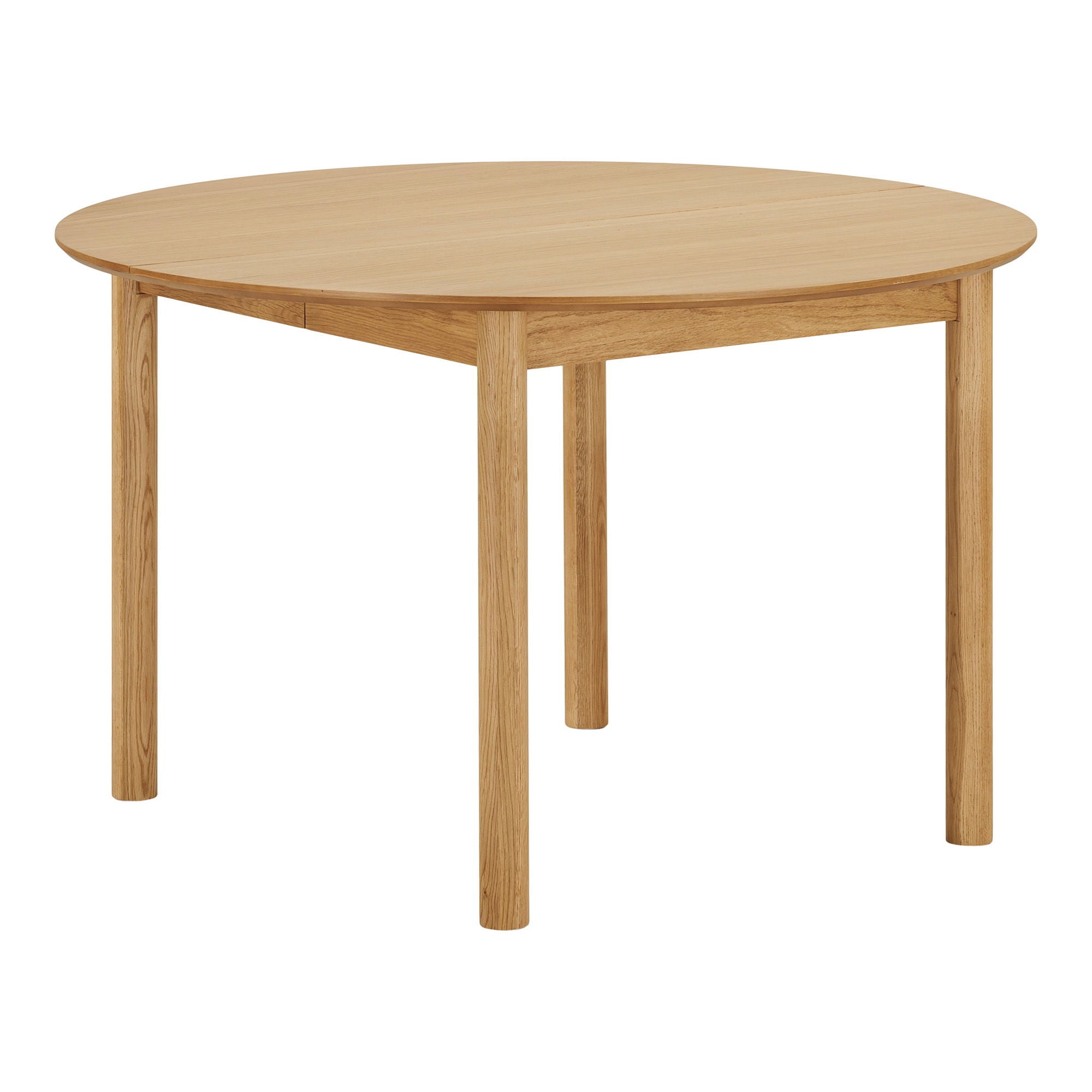 Bundaberg Dining Table - Dining Table, Oak Fines, incl. Additional plates Ø120x120-170-220x75 cm