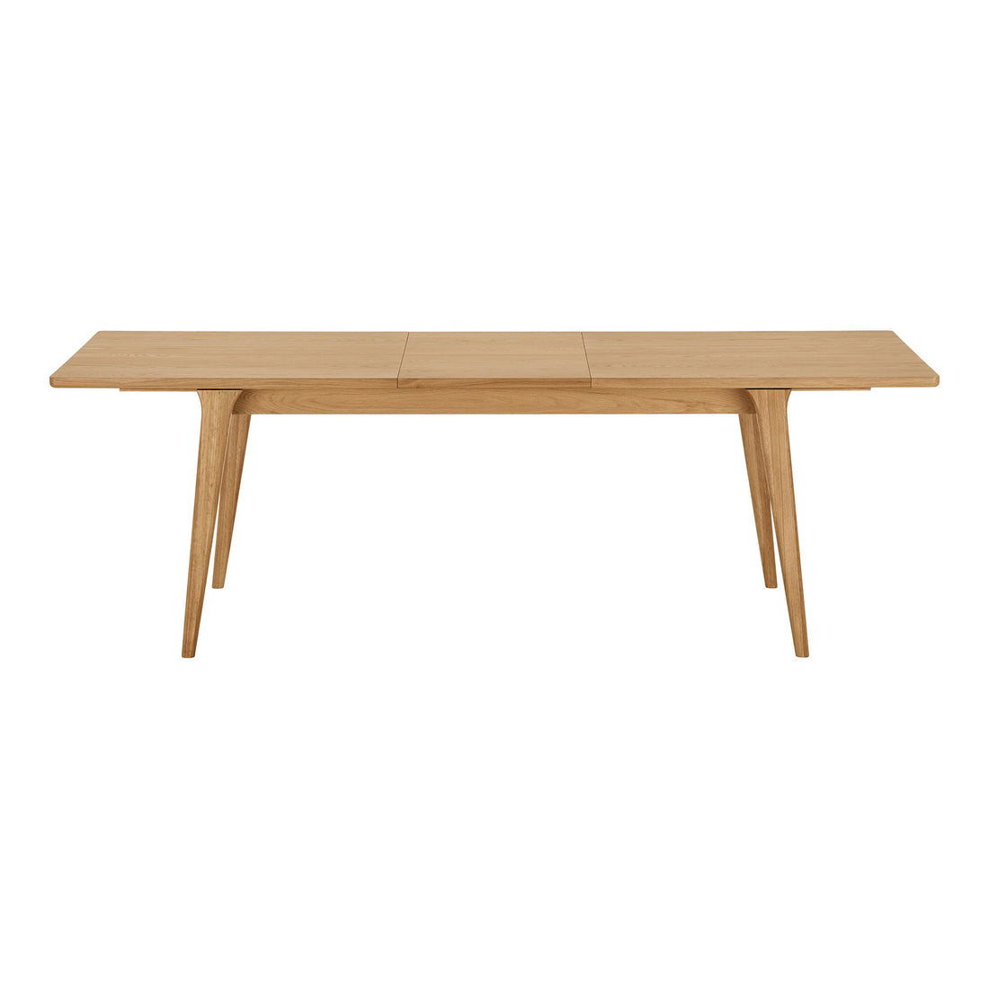 Darwin Dining table - Dining table, oak veneer, incl. an additional plate 180-230x90x75 cm