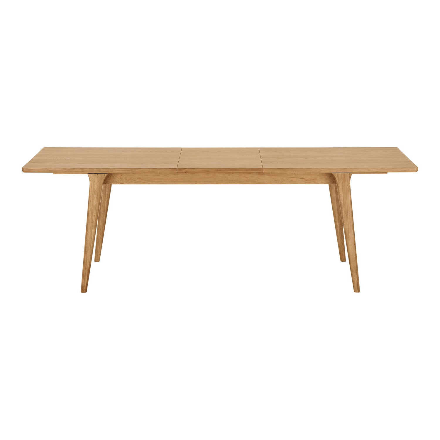 Darwin Dining table - Dining table, oak veneer, incl. an additional plate 180-230x90x75 cm