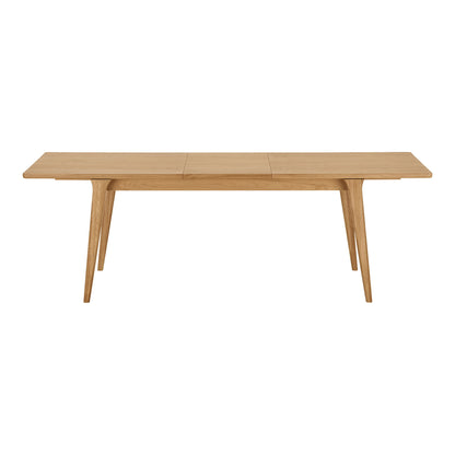 Darwin Dining table - Dining table, oak veneer, incl. an additional plate 180-230x90x75 cm