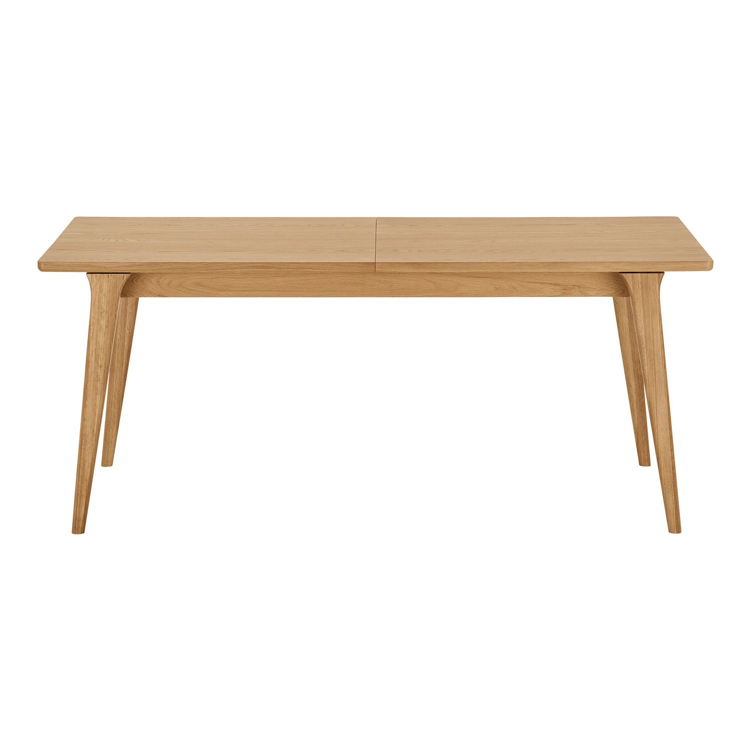 Darwin Dining table - Dining table, oak veneer, incl. an additional plate 180-230x90x75 cm