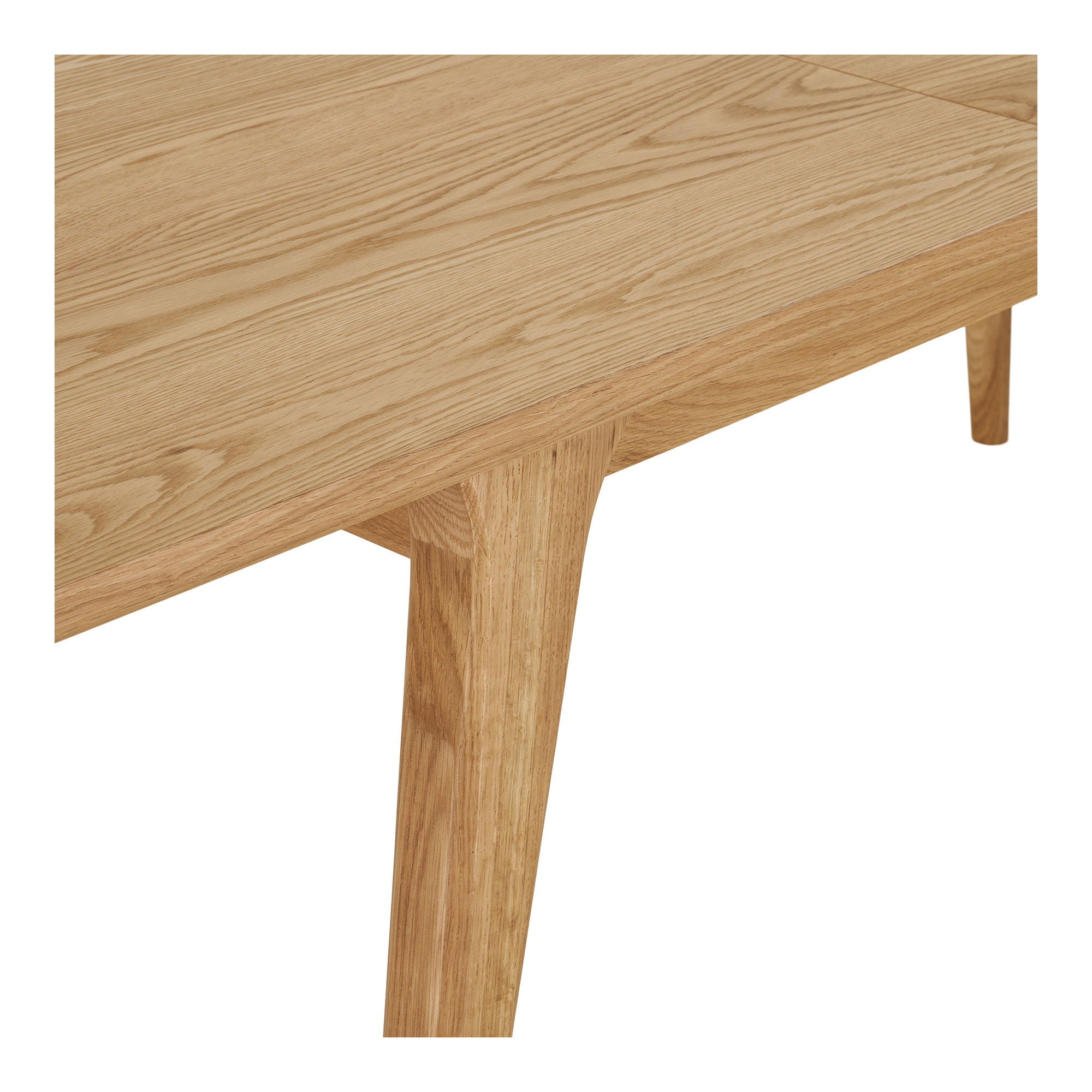 Darwin Dining table - Dining table, oak veneer, incl. an additional plate 180-230x90x75 cm