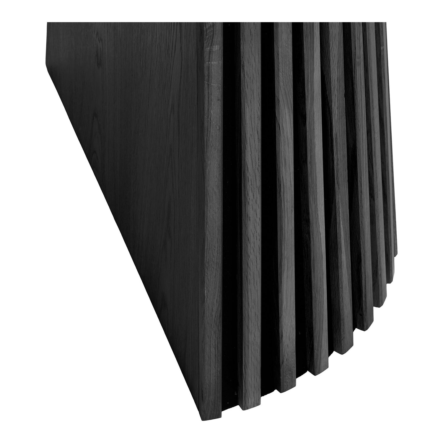 Osaka Dining table - Dining table, oak veneer, black, incl. two additional plates ø120x120-160-200x75 cm