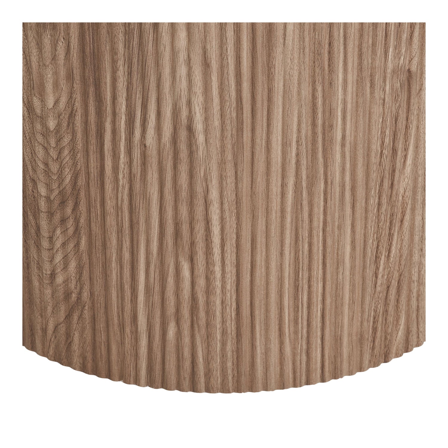 Athens Dining table - Dining table, ceramic table top, white, dark brown ø120x76 cm